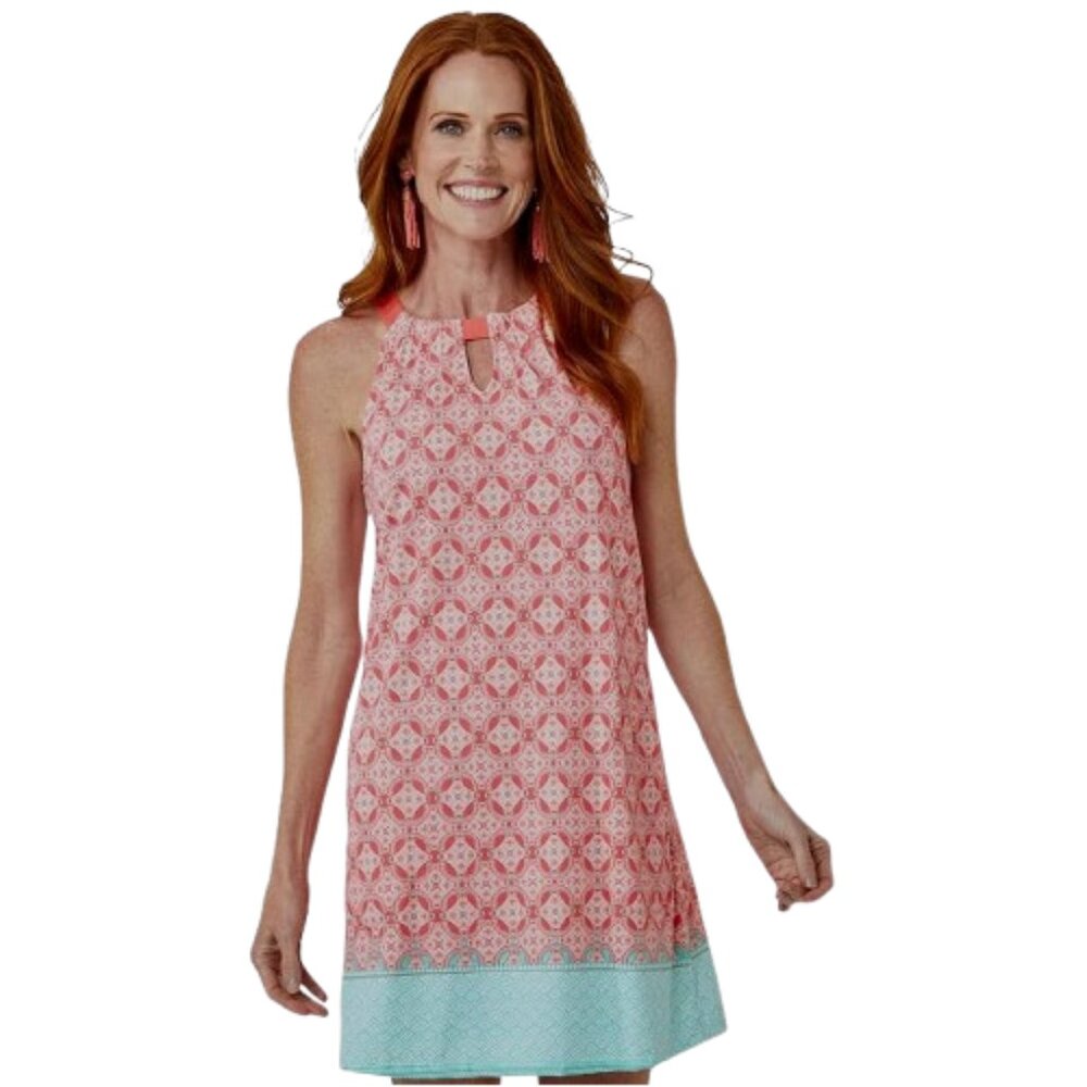NWT Cabana Life Womens Size Small Amelia Island Sleeveless Shift Mini Dress NEW